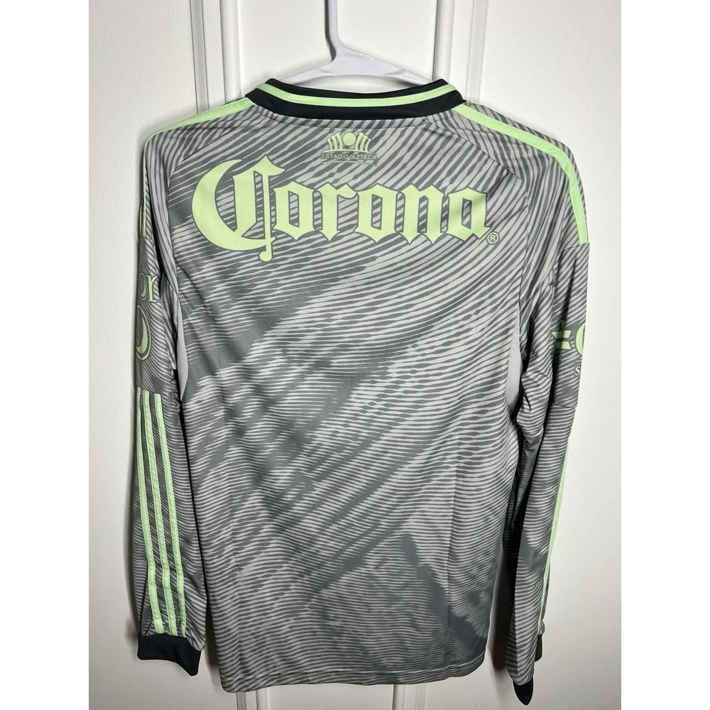 Adidas Club America 25/26 Third Long Sleeve Jersey XS Gray JN8638 NWT